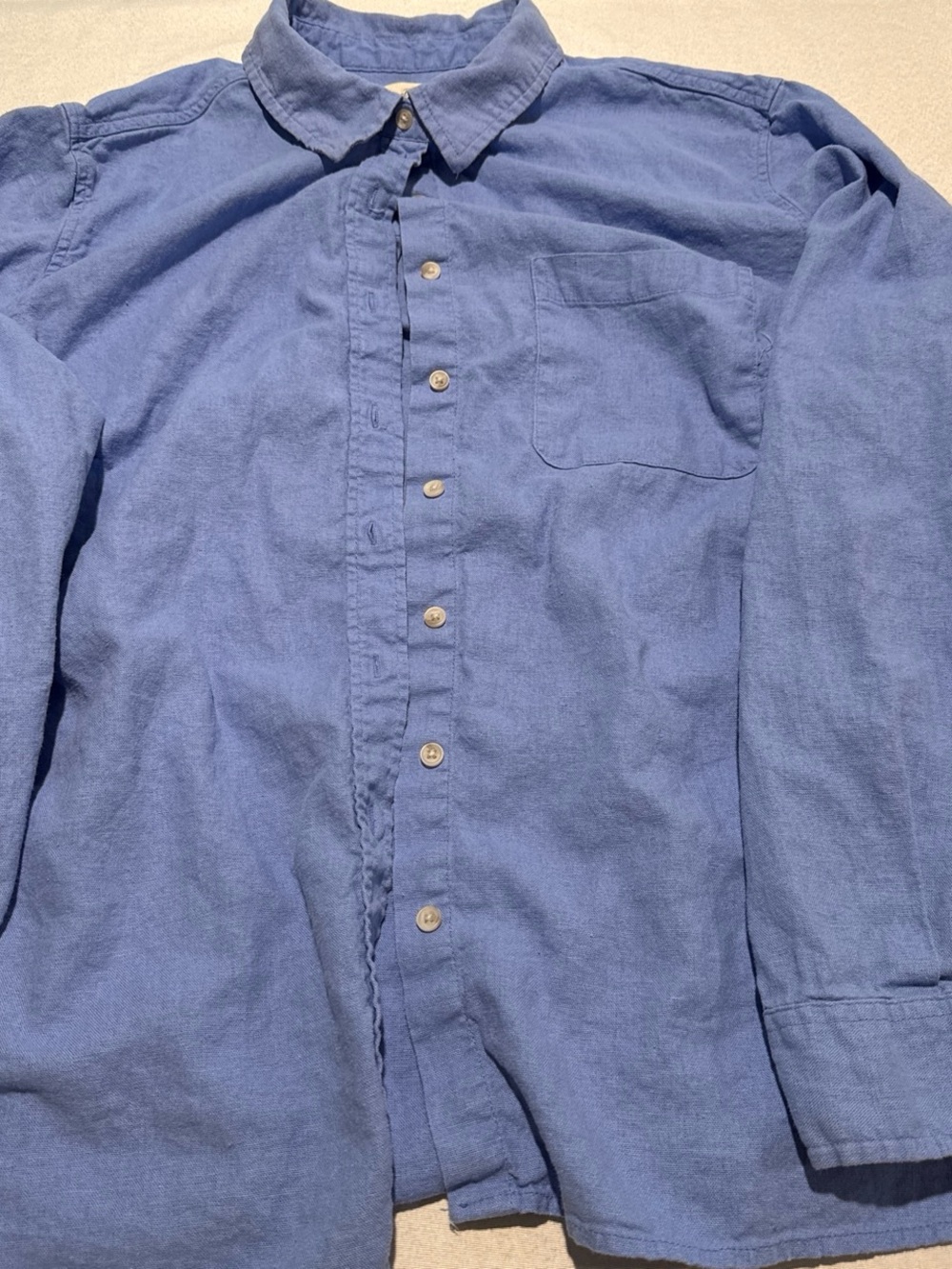 Universal Thread Blue Long Sleeve Button-Down Shirt